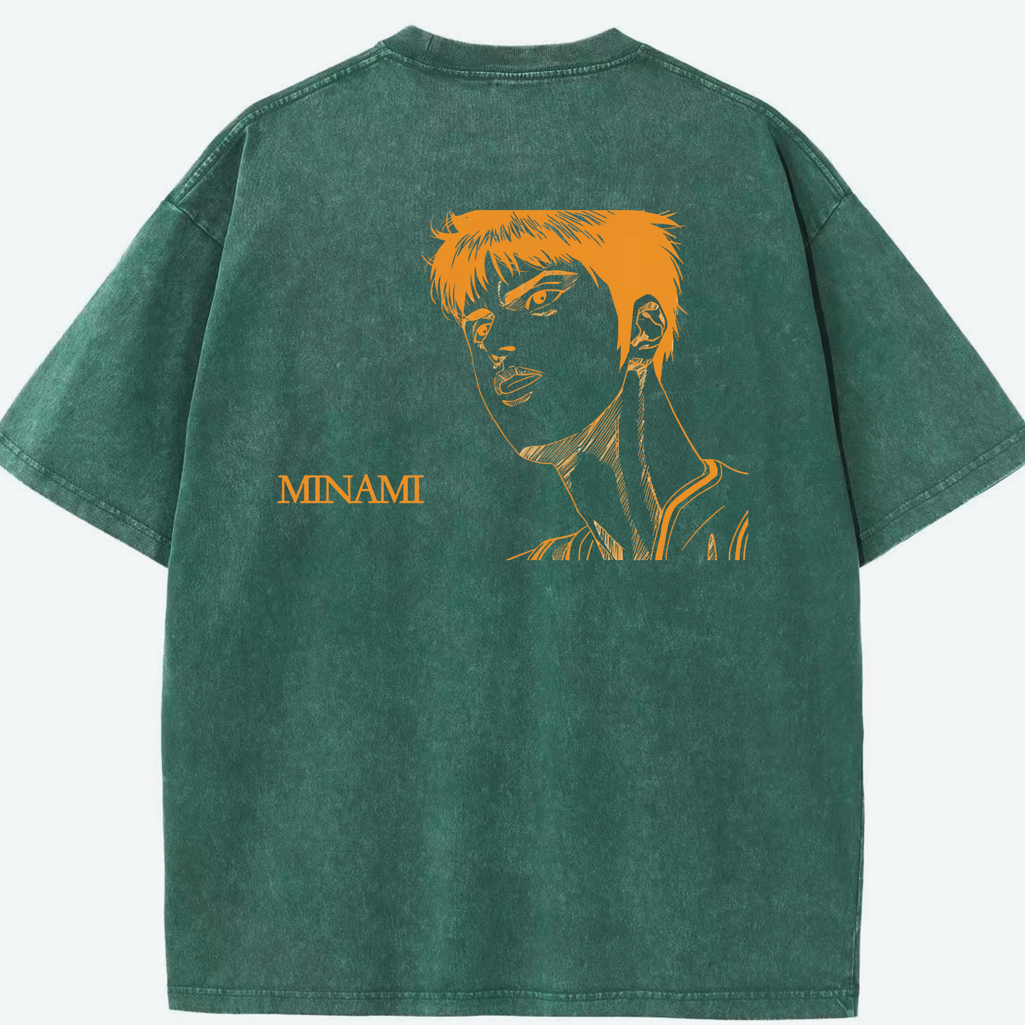 （画像用） SLAM DUNK／スラムダンク 綿100% ヴィンテージ風 半袖Tシャツ（背面プリント）